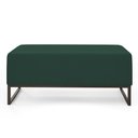 Ver imagem 4 de Kit 02 Puffs Cléo W01 Base Ferro 90 Cm Suede Verde Musgo