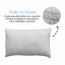 Ver imagem 3 de Cama Montessoriana Completa Nina com Colchão + Enxoval e Trança Azul 2,5m