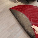 Ver imagem 6 de Tapete Redondo Sala 2,00x2,00 Italia Macio Design Elegante Vermelho