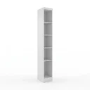 Ver imagem 1 de Módulo de Guarda Roupa Cantoneira 100% MDF Cairo Branco/Neve