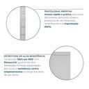 Ver imagem 4 de Módulo de Guarda Roupa Cantoneira 100% MDF Cairo Branco/Neve