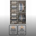 Ver imagem 7 de Guarda Roupa Casal Modulado Versa MDF 4 Portas com 6 Prateleiras e 2 Cabideiros