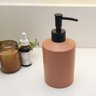 Porta sabonete líquido de resina minimal terracota - Oikos - 5