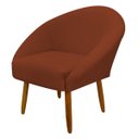 Ver imagem 1 de Poltrona Decorativa para Sala Recepção Manicure Consultório Stella Suede