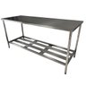 Mesa Aço Inox Profissional 180x70x90 Cm Nortinox - 1