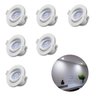 - 6 X Spot Redondo Embutir Sanca 7w Direcionavel Mr11 Dicroica - 1