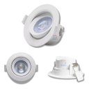 Ver imagem 4 de - 6 X Spot Redondo Embutir Sanca 7w Direcionavel Mr11 Dicroica