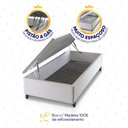 Ver imagem 6 de Conjunto Box Baú Branco Luanda Branco Espuma D28 Solteiro 88x188x69 - King House