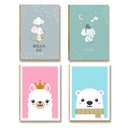 Ver imagem 4 de Kit 10 Placas MDF Infantil Bichinhos Coloridos Parede A4