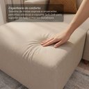 Ver imagem 5 de Sofá Linving com Chaise Confort 218cm 3 Lugares Milão
