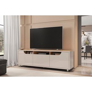 Rack Jersey 1.60 Off White/noce - Casa D Móveis