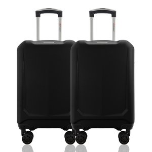 Kit Duas Malas de Bordo Rígidas 360º - Gladiador A6 Cor:preto