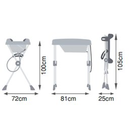 Banheira Infantil Suporte Splash + Burigotto Ref:3060 - Un - Índigo - 3