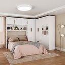 Ver imagem 1 de Guarda-roupa Casal Modulado 5 Portas Hercules 4 Portas 4 Gavetas com Espelho