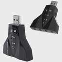 Ver imagem 2 de Adaptador de Som Usb 2.0 Externo 7.1 4 Saidas Xt-2031 - Xtrad