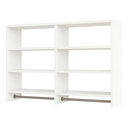 Ver imagem 2 de Cabideiro de Parede Arara em Mdf com 6 Nichos de 165cm Branco