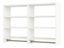 Ver imagem 2 de Cabideiro de Parede Arara em Mdf com 6 Nichos de 165cm Branco