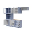 Ver imagem 7 de Cozinha Modulada 5 Peças 2 Aéreos 2 Balcões sem Tampo 1 Cristaleira Marselha Cabecasa Madeiraoriginals