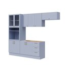 Ver imagem 3 de Cozinha Modulada 5 Peças 2 Aéreos 2 Balcões sem Tampo 1 Cristaleira Marselha Cabecasa Madeiraoriginals