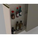 Ver imagem 4 de Bancada Ilha Cozinha Balcão Gourmet Connect C/ 3 Portas 145cm - Henn Duna/cristal - Henn
