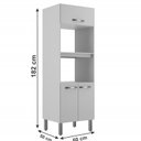 Ver imagem 5 de Paneleiro Torre Quente Forno e Microondas Branco