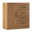 Ver imagem 3 de Conjunto Quarto Guarda Roupa e Comoda Arezzo Amendola