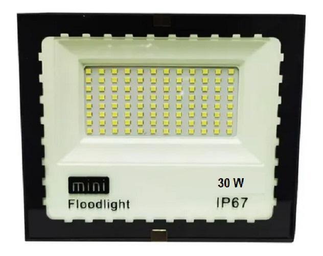 Kit 2 Refletor Led 30W Branco Frio Bivolt Prova Dágua Ip67 - 2