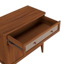 Ver imagem 4 de Balcão de Madeira Maciça 2 Portas e 1 Gaveta Viena Amêndoa