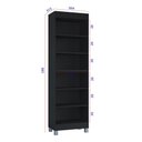 Ver imagem 7 de Armário Multiuso Versati para Escritório 4 Portas Poquema