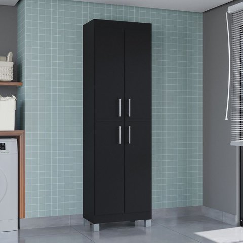 Armário Multiuso Versati para Escritório 4 Portas Poquema