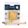 Suporte Banheiro Porta Papel Higieno de Parede 3M Dourado - Arthi - 3