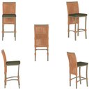 Ver imagem 5 de 2 Banqueta em Alumínio Roma Fendi Corda Náutica Tecido 13