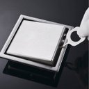Ver imagem 5 de Ralo Oculto 15x15 Invisivel Inox Kit 12 Unidades Banheiro Lavabo Anti Odor Lavanderia Cozinha Seguro