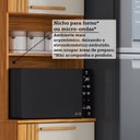 Ver mais imagens de Cozinha Modulada Compacta 100% MDF 2 Peças 3 Portas Viena Espresso Móveis Bege/Canela/Off White
