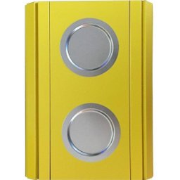 Kit 03 Esteira Decorativa Laqueada Sofá Alumínio Amarelo - 2