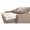 Ver imagem 4 de Sofá Sem Caixa Retrátil e Reclinável 1,65m Cama inBox Loft Linho Bege Claro