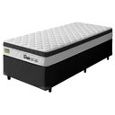 Ver imagem 1 de Cama Box Solteiro Espuma Ortopédica Onix D33 88x188x58cm Hellen - Suporta até 120 kg