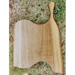 Tábua Churrasco Madeira Ipê Formato Único 53cm com Kit Churrasco - 7