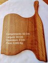 Ver imagem 4 de Tábua Churrasco Madeira Ipê Formato Único 53cm com Kit Churrasco