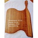 Ver imagem 4 de Tábua Churrasco Madeira Ipê Formato Único 53cm com Kit Churrasco