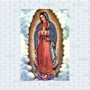 Ver imagem 1 de Placa Decorativa Mdf Nossa Senhora de Guadalupe Tamanho 20x27cm
