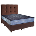 Ver imagem 1 de Kit Cabeceira + Cama Box + Colchão Queen Molas Ensacadas Petrus Paropas