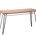 Ver imagem 3 de Aparador Luxor Tampo Mel Base de Aco Preta 145cm - 70585