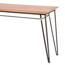 Ver imagem 2 de Aparador Luxor Tampo Mel Base de Aco Preta 145cm - 70585