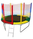 Ver imagem 1 de Cama Elástica Pula Pula 2,44 Fechamento Ziper Colorida 100% Nacional Suporta até 270kg