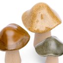 Ver imagem 2 de Mini Escultura Cogumelo em Ceramica 23587-m Mart