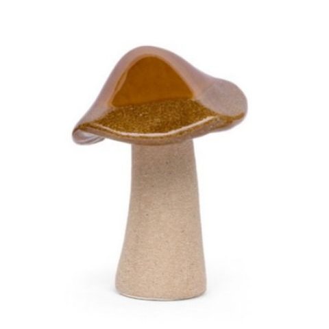 Mini Escultura Cogumelo em Ceramica 23587-m Mart
