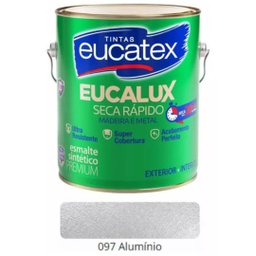 Tinta Esmalte Eucalux Alumínio Brilhante - Eucatex - 2