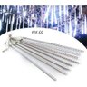 Jogo 8 Tubo Snow Led Bivolt Chuva Meteoro Cascata Pisca Bran - 4