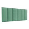 Cabeceira Cama Box Módulo Estofado 60x20 Suede Verde Menta - 2